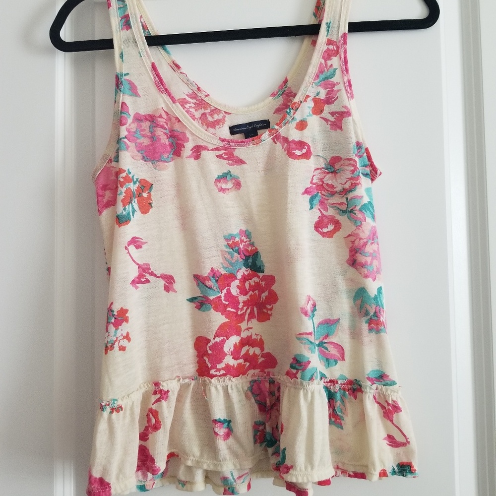 American Eagle Floral Tank